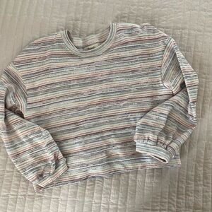 Madewell Striped Long Sleeve Top